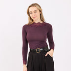 [2026] Maglia Misto Cashmere A Maniche Lunghe