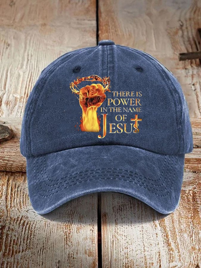 Cappellino da baseball unisex C'è Potere Nel Nome Di Gesù