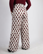 PANTALONE PALAZZO ROMBO