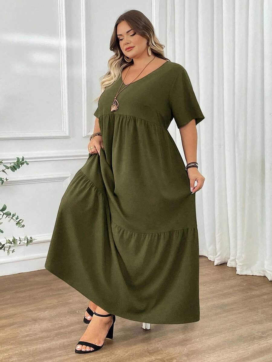 Robe d'été bohème grande taille pour femme