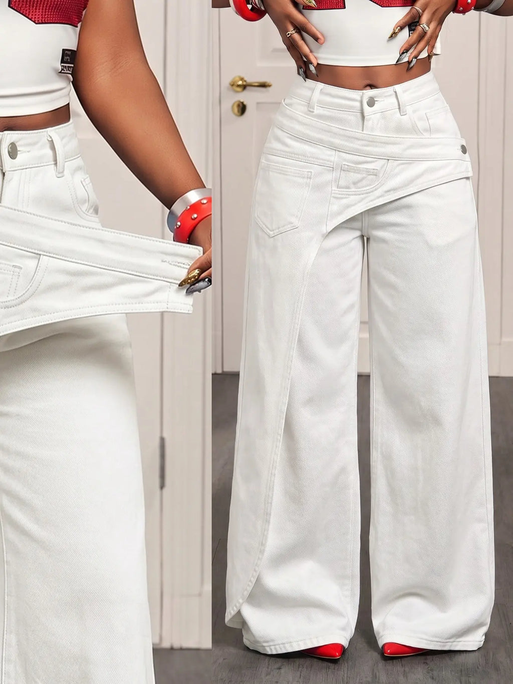 Women's Casual Denim Long Pants