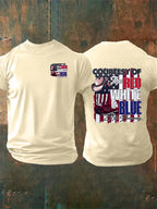 Men's  Courtesy Of Red White And Blue, 250th Anniversary Freedom T-Shirt