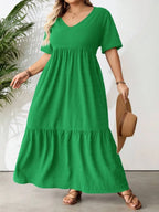 Robe d'été bohème grande taille pour femme