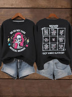 Women's   Menopause And Perimenopause Print Sweatshirt