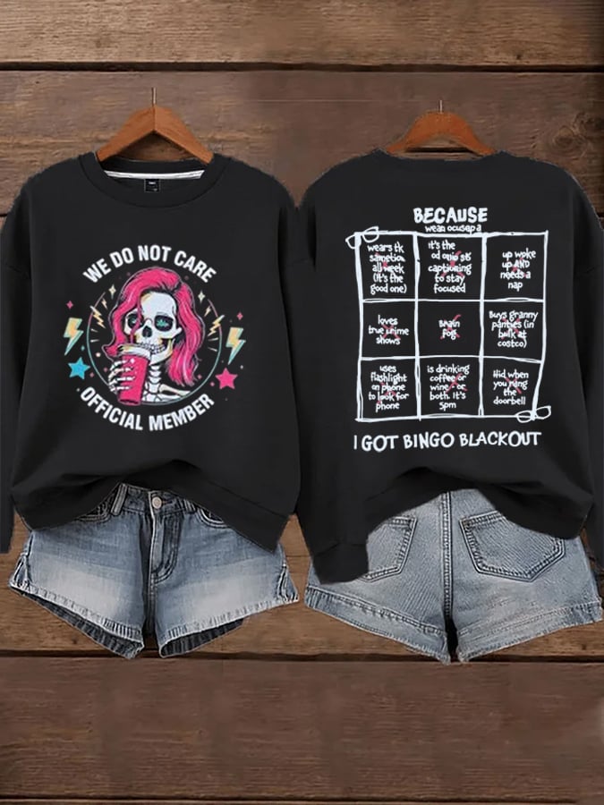 Women's   Menopause And Perimenopause Print Sweatshirt