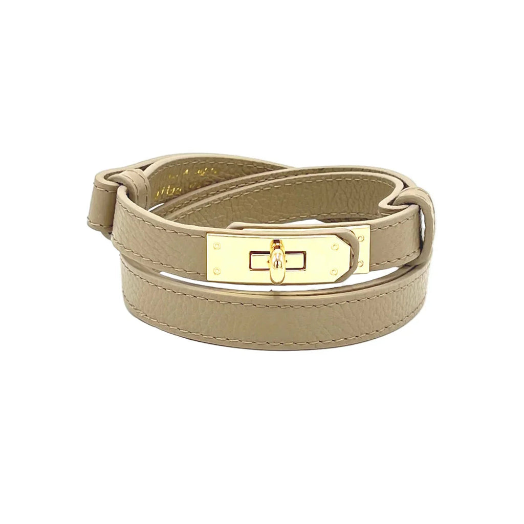 2026 Ermione, Ceinture en Cuir Véritable