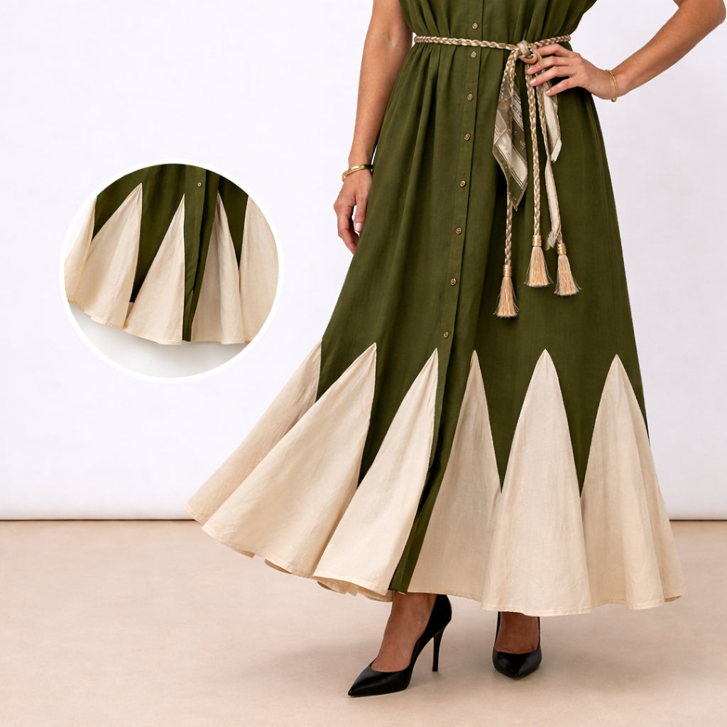 [2026.NOHO] Linen Shirt Dress with Rope Belt