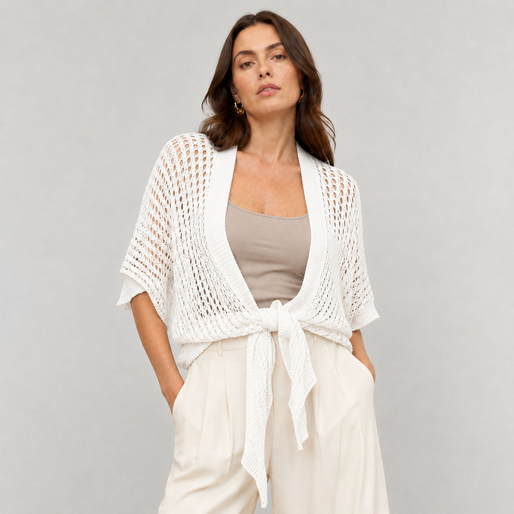 [2026.COUTURE] Portofino, Cardigan A Rete