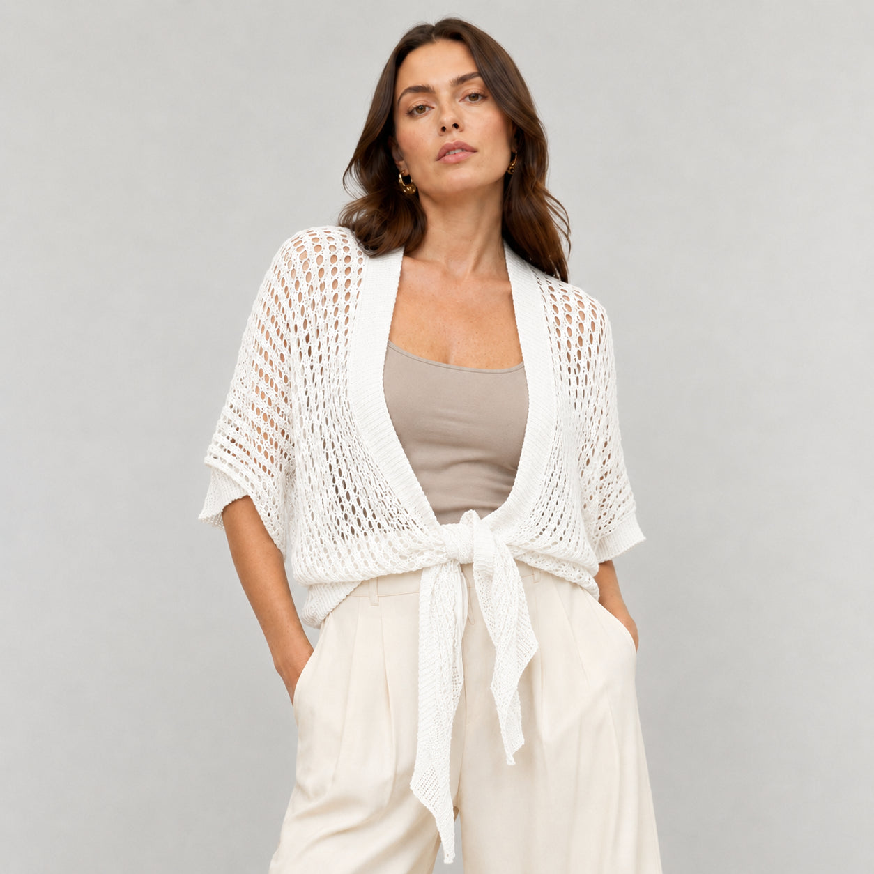 [2026.COUTURE] Portofino, Cardigan A Rete
