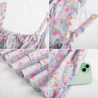 Mini-robe Corset Fleurie, Style Décontracté et Vacances