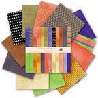 12x12 Boho Scrapbook Paper, 24 Sheets/24 Designs Double Sided Patterned Paper Colorful Decorative Craft Journal Scrapbooking Supplies for Photo Album Decor