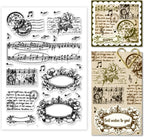 1 Sheet Clear Stamp, 26 Uppercase and Lowercase English Letters Transparent Rubber Stamps Reusable Silicone Clear Stamp Seals for Card Making DIY Craft