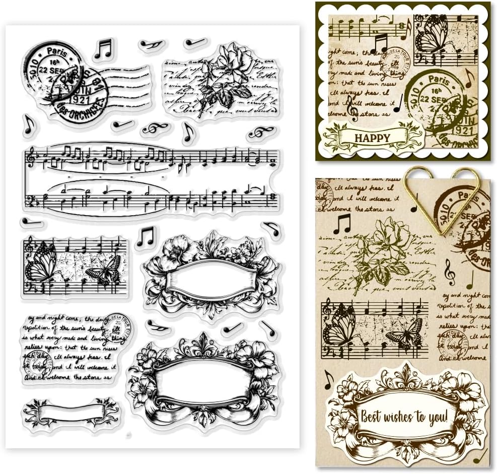 1 Sheet Clear Stamp, 26 Uppercase and Lowercase English Letters Transparent Rubber Stamps Reusable Silicone Clear Stamp Seals for Card Making DIY Craft