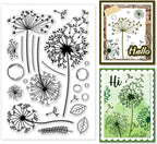 1 Sheet Clear Stamp, 26 Uppercase and Lowercase English Letters Transparent Rubber Stamps Reusable Silicone Clear Stamp Seals for Card Making DIY Craft