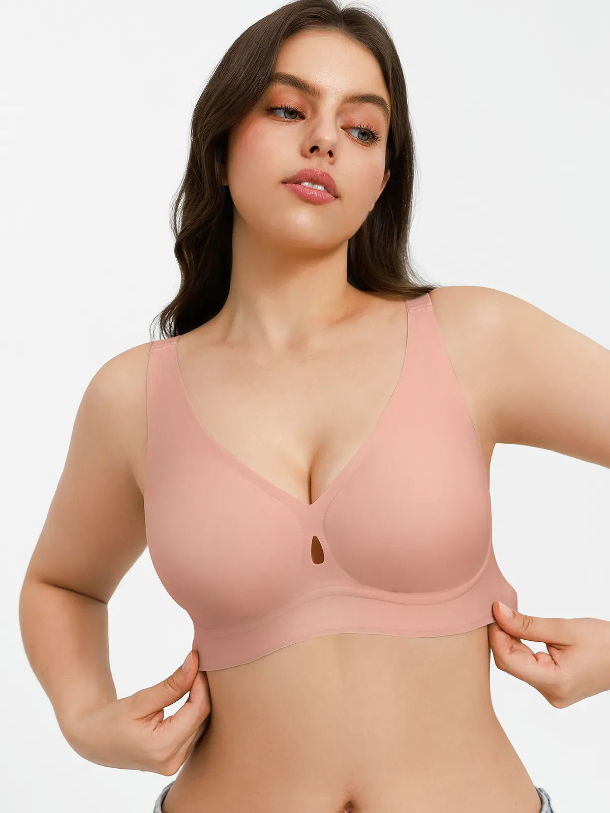 Soutien-gorge sans coutures avec support en gel et maintien des contours
