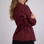 [2026.SOUL] Camicia Con Lacci Regolabili Laterali