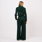 [2026.NOHO] Completo con Felpa Cropped e Pantaloni Ampi