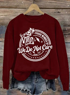 Women's   Retro Funny Proud Member Of Club Menopause Perimenopause Print  Sweatshirt