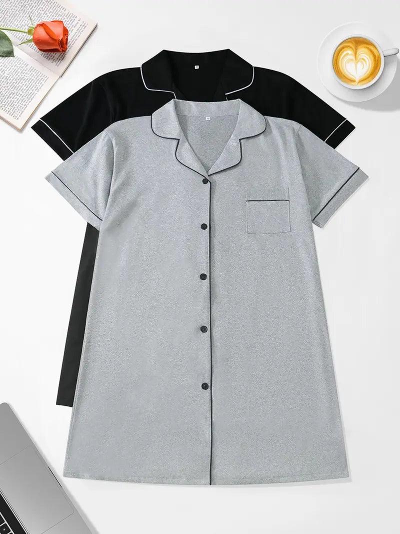 Ensemble nuisette pour femme, vêtements d'intérieur confortables, décontractés, minimalistes et ajustés, pyjama de printemps, d'été, d'automne, tenue d'intérieur pour femmes, ensemble 2 pièces