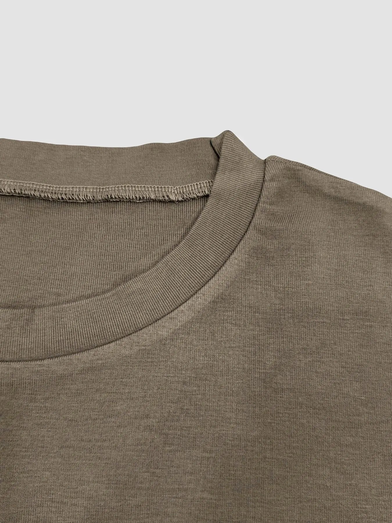 Ensemble deux pièces T-shirt uni à épaules tombantes et pantalon à taille élastique pour femme