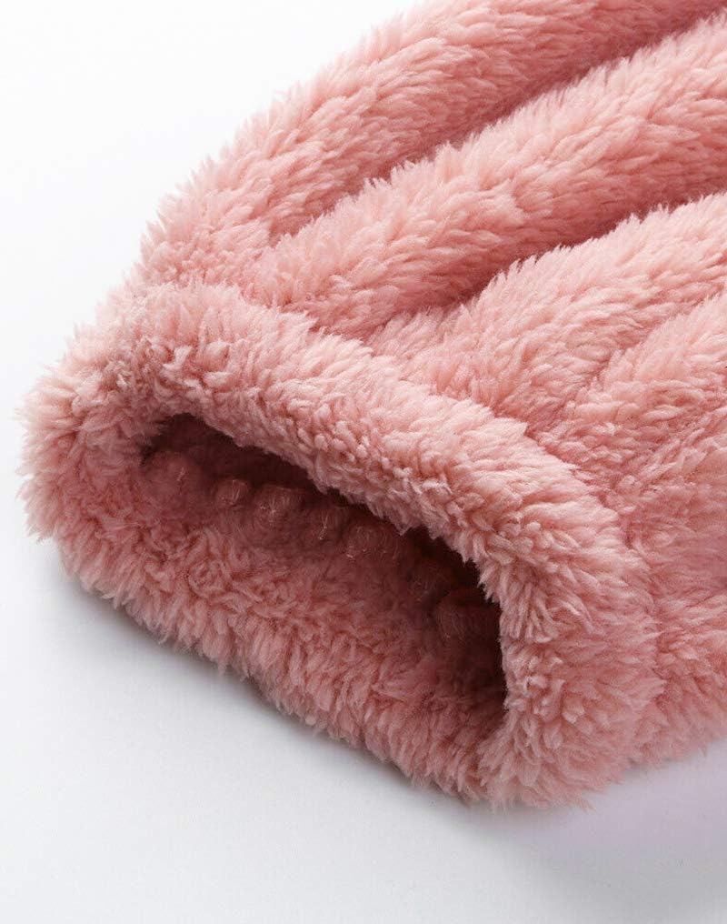 Tuta intera in pile da donna, pigiama caldo in sherpa, tutina intera con cerniera e cappuccio, per la casa