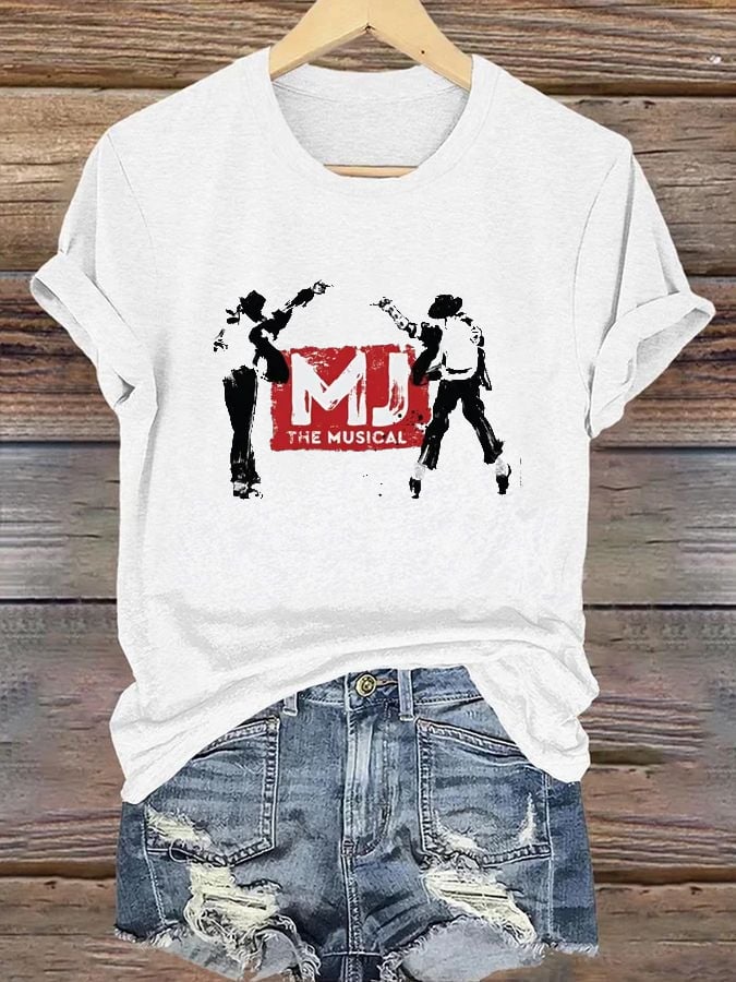 T-shirt musicale da donna