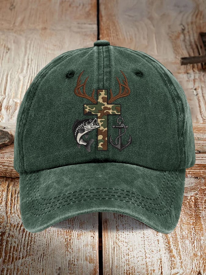 Cappello Unisex Retrò Faith Pesca Caccia