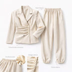[2026.SOUL] Completo Con Blazer Drappeggiato E Pantalone