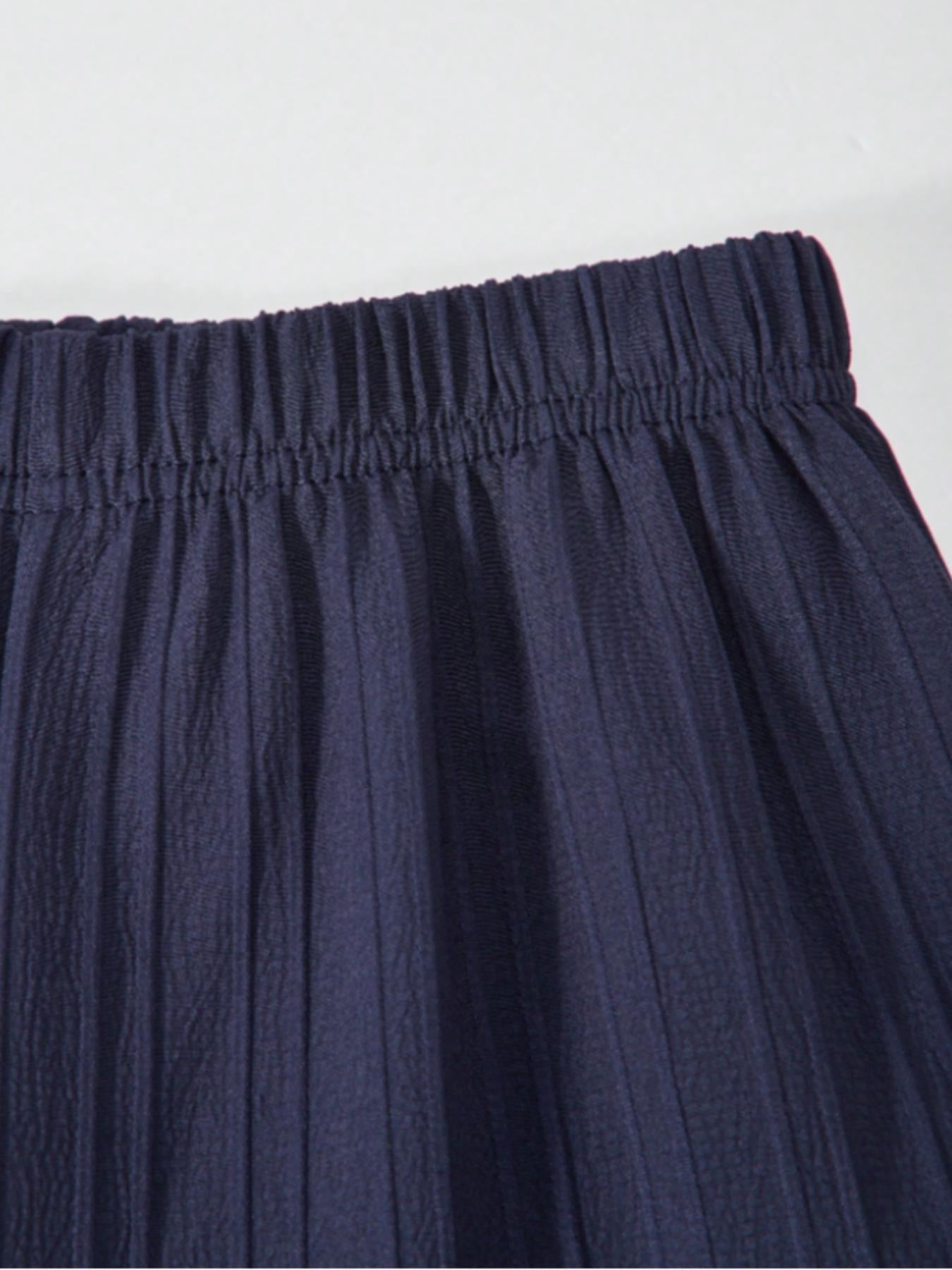 Ensemble deux pièces pour femme, caraco de couleur unie et pantalon large