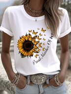 🔥Acquista 3 e ottieni il 15% di sconto🔥T-shirt stampata da donna WDNC per menopausa e perimenopausa