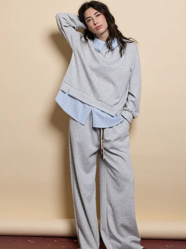 Ensemble deux-pièces pour femme, comprenant un haut et un pantalon