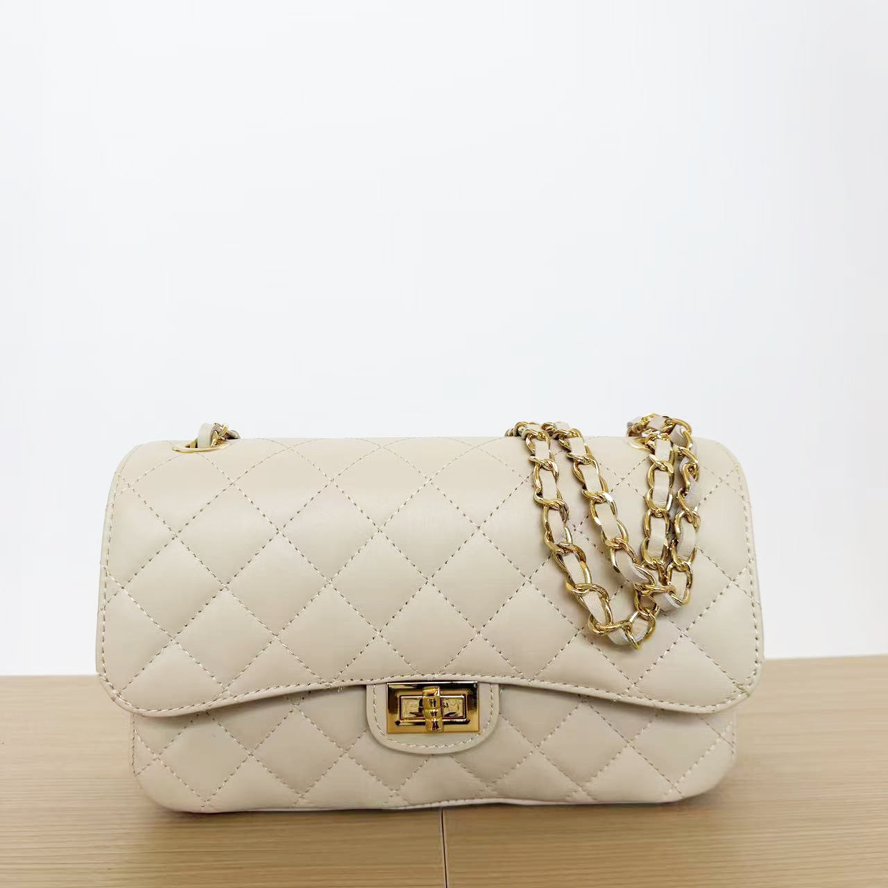 [2026.COUTURE] Paris, Borsa A Spalla In Vera Pelle Trapuntata