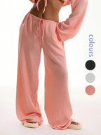 Women's Solid Pocket Pants