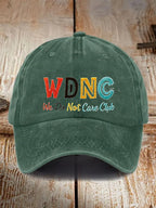 🔥Buy 3 Get 15% Off🔥Unisex  Retro Funny WDNC We Do Not Care Club Menopause Perimenopause Print Baseball Cap