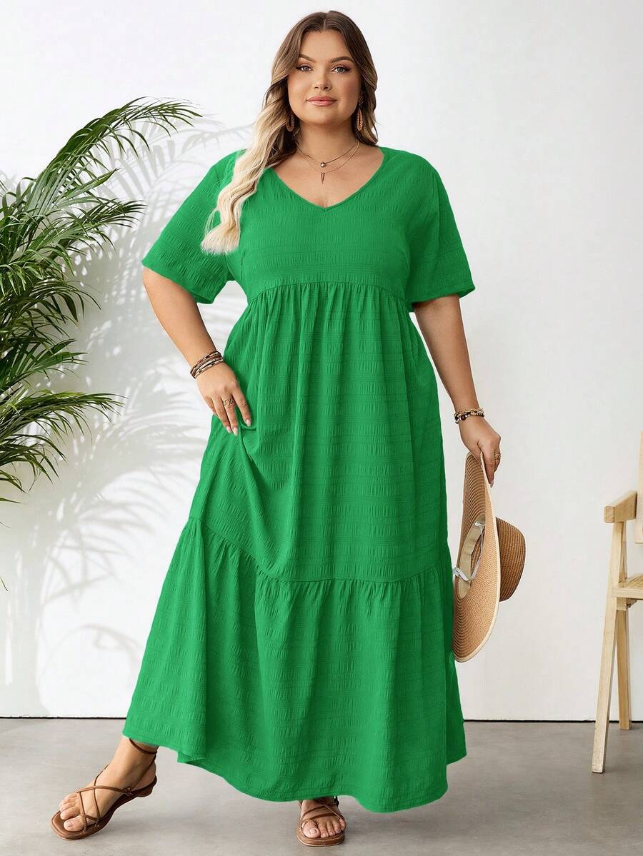 Robe d'été bohème grande taille pour femme
