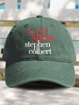 🔥Buy 3 Get 15% Off🔥Retro Last Show Print Baseball Cap