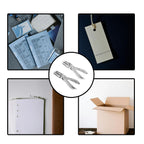 2 Pcs Hole Puncher Single, Handheld Hole Paper Punch, 1/4 and 1/8 Inch Circular Holes for Crafts DIY Craft Labels and Greeting Cards Home Office Learning