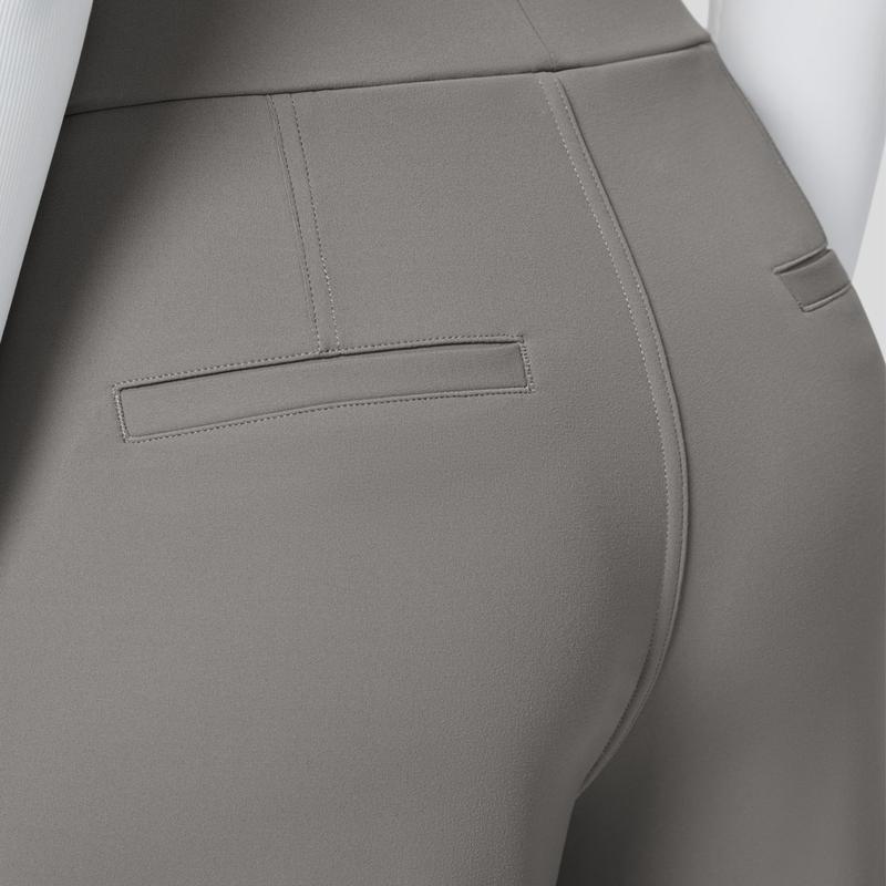 Pantaloni da Lavoro a Vita Alta con Tasche e Gamba Dritta, Abiti Business Casual da Donna, Abbigliamento Sportivo e da Esterno da Donna
