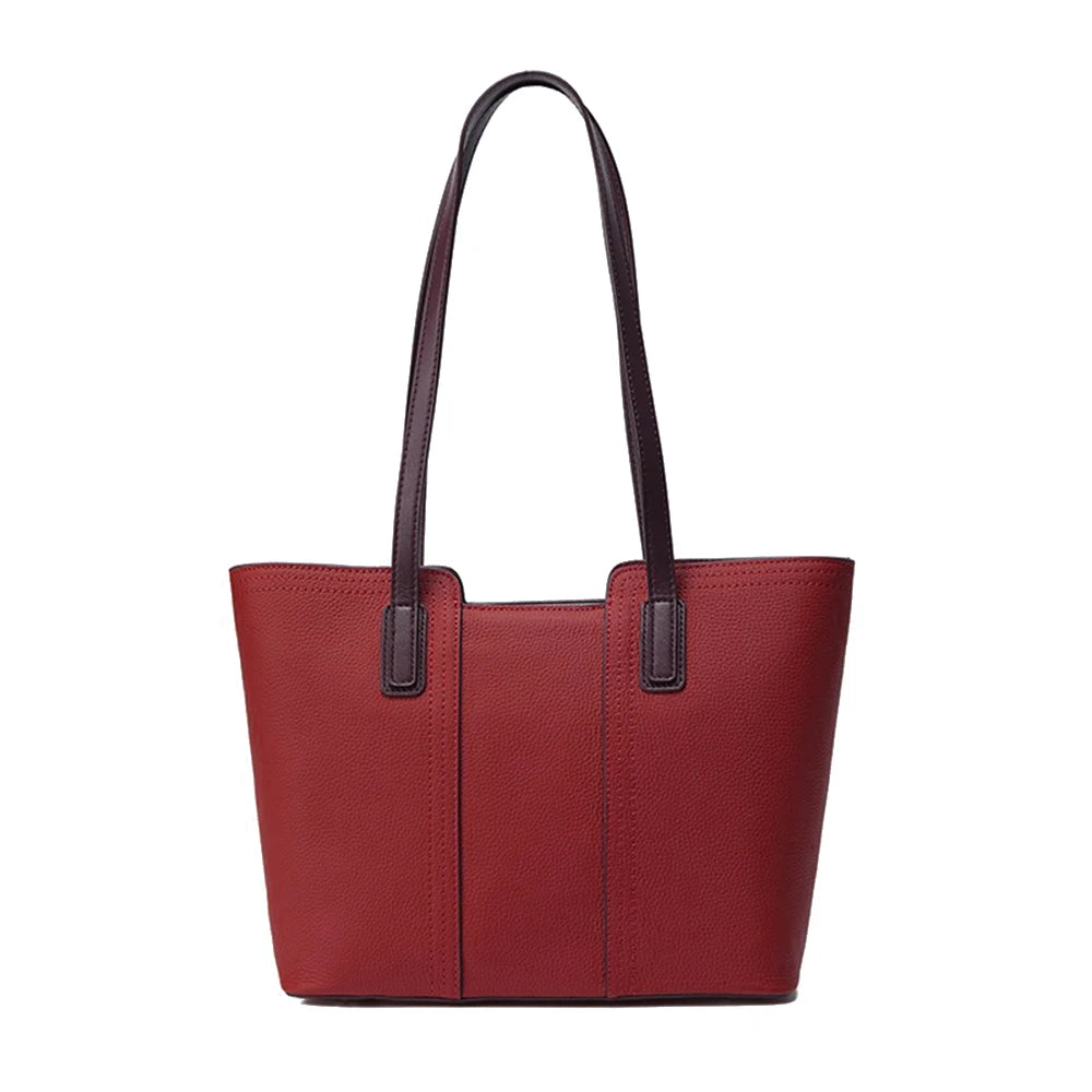 Borsa Tote da Lavoro Classica Grande da Donna in Vera Pelle