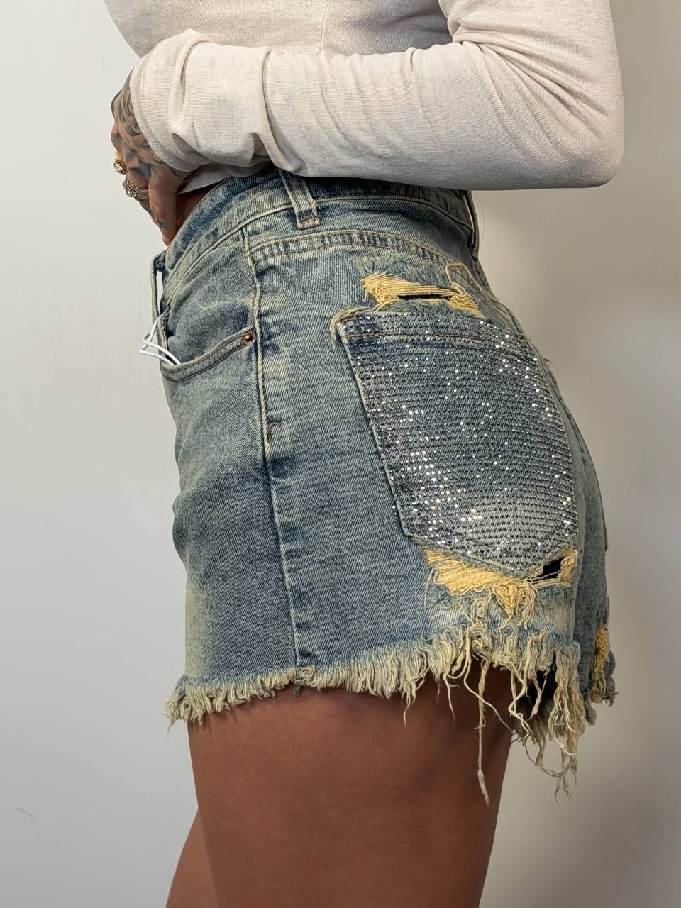 Shorts Tasca Strass
