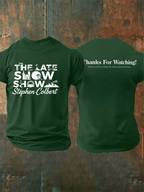 Men's Retro Last Show Print T-Shirt