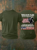 Men's  THIS IS MY FLAG  Print T-Shirt