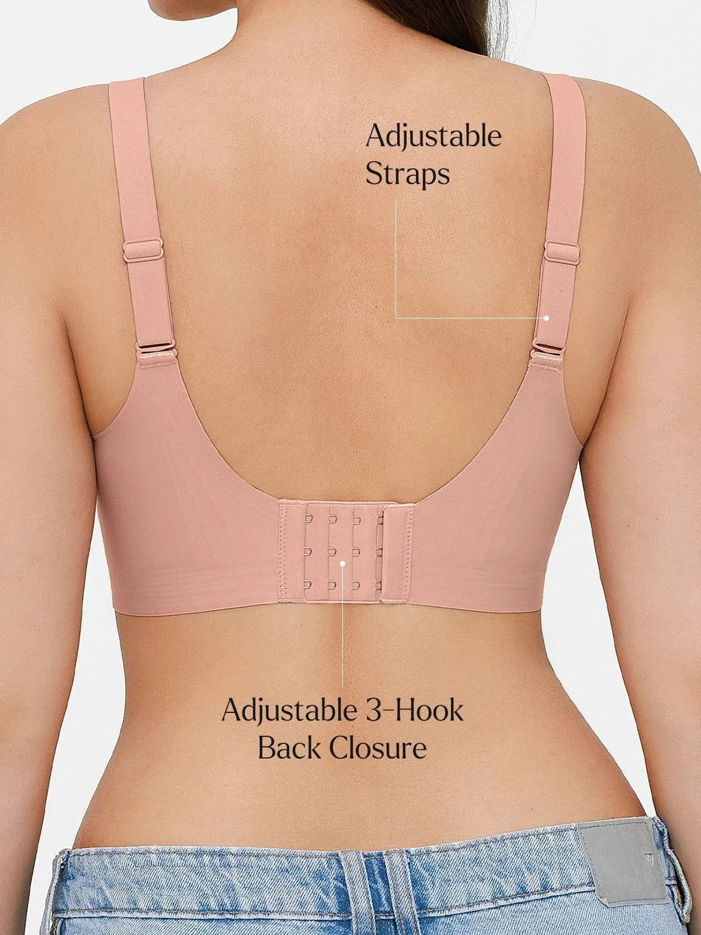 Soutien-gorge sans coutures avec support en gel et maintien des contours