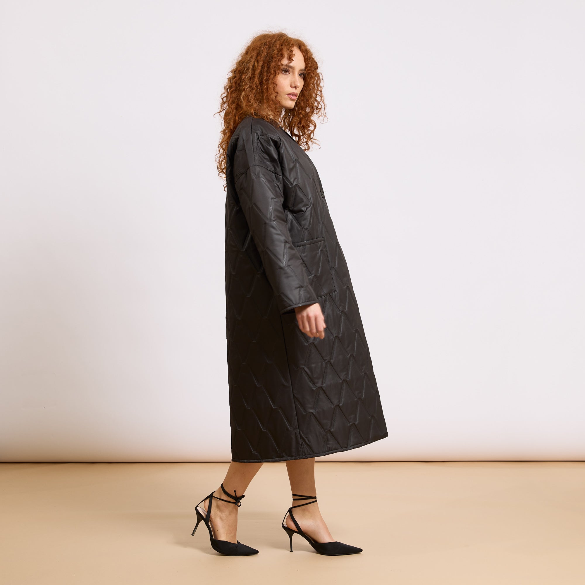 [2026.COUTURE] Piumino Lungo Trapuntato