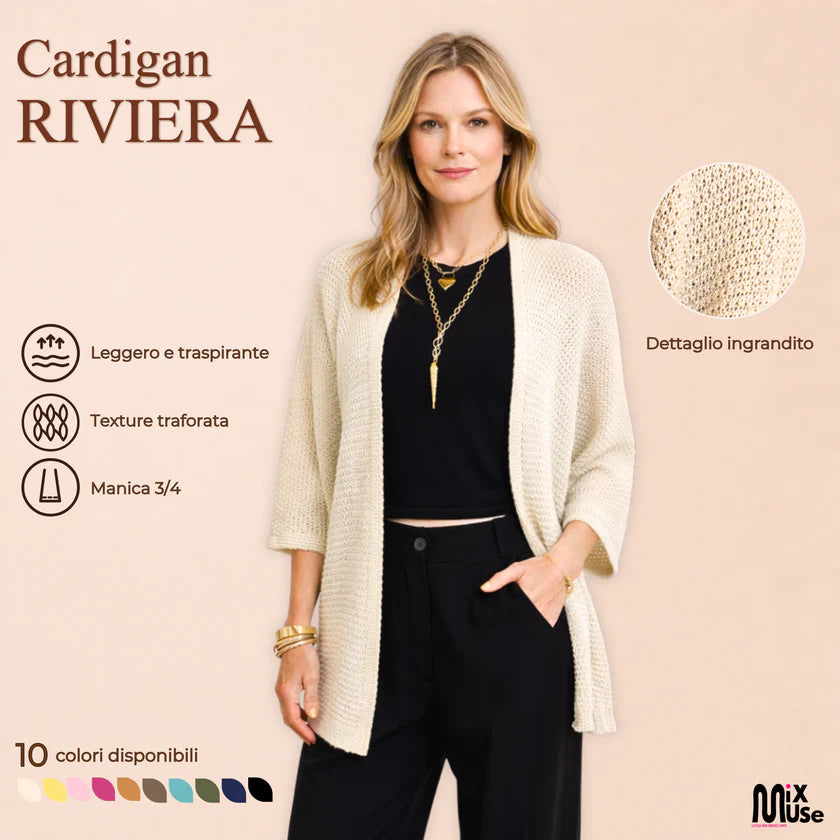 Riviera, Cardigan en maille