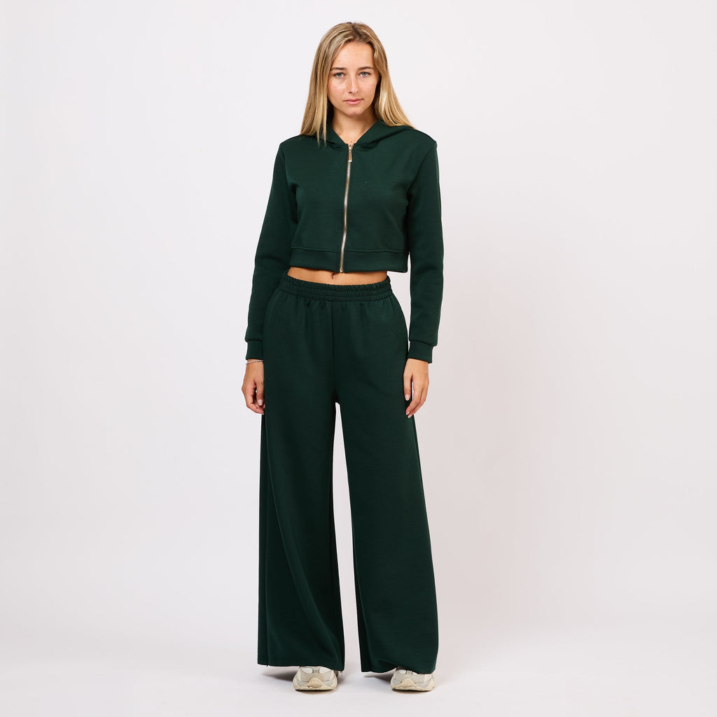 [2026.NOHO] Completo con Felpa Cropped e Pantaloni Ampi