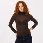 [2026.COUTURE] Maglia Giulia Basic a Maniche Lunghe in Misto Cashmere