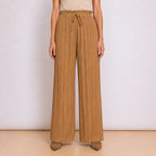 [2026] Pantalone Plissettato Con Coulisse In Vita