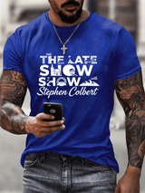 Men's Retro Last Show Print T-Shirt
