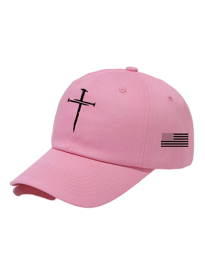 Berretto da baseball unisex con stampa a croce